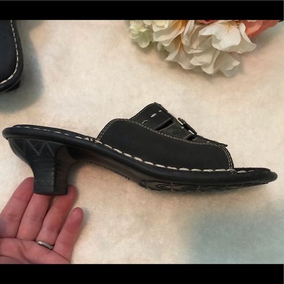 I ❤️ Comfort Black slip on heels - Picture 4 of 5